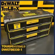 Dewalt DWST08330-1 3-Drawer Chest Tough System 2.0 Tool Box From Japan New