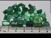 70-Ct Natural Emerald Crystal Rough Color Lot From Panshir Afghanistan