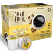 Coffee Pods, Decaf Breakfast Blend, Single Serve (Pack of 24) (Packaging May ...