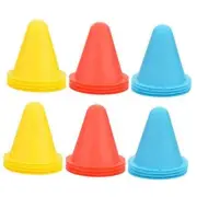 Pack of 24 Sport Training Plastic Marker Cone for Soccer Basketball Bike, 3