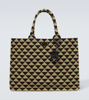 [Prada] Prada Symbole leather-trimmed tote bag