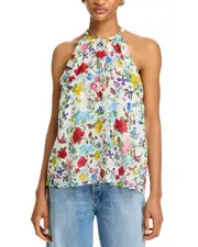 Alice and Olivia Erna Halter Top