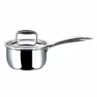 Vinod Platinum Stainless Steel Saucepan With Lid 18 cm 2.2 Ltr Induction Base