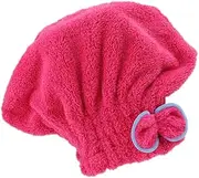 Super Absorbent Quick Dry Shower Bath Hair Drying Towel Cap Wrap Turban Hat