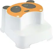 Two-Step Baby Stool Children Roll Up Panda Non-Slip Footstool for Children AXCDE (Color : Yellow)