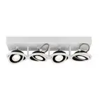 Eurofase Lighting 29482 Vision 4 Light LED Flush Mount Ceiling - White
