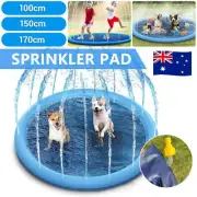 Sprinkler Water Mat Splash Play Pad Kids Inflatable Spray Pool Sea Outdoor Toy