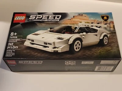 LEGO Speed Champions Lamborghini Countach Building Kit - 262 Pieces 76908