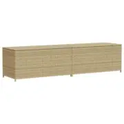 469L Outdoor Storage Box Garden Patio Deck Shed Tool Chest Bench Rattan Seat
