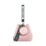 2 Pcs Women Large Capacity Bucket Crossbody Bag New Style Fashion Mini Wide Strap Shoulder Fur Ball Tassel Messager Bags Handbag