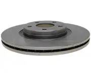 Front Brake Rotor For 2013-17 Ford C Max Cast Iron Vented Plain Diameter 11.81In