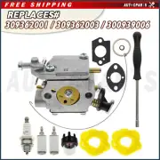 Carburetor For Homelite 35cc 38cc 42cc gasket primer bulb fuel filter fuel line