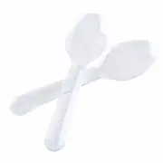 200X Plastic Ice Cream Mini Spoons Dessert Serving Disposable Party Teaspoon