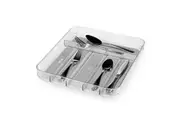 Madesmart Cutlery Utensils Tray Soft Grip Organiser 6 Compartment