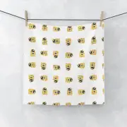 Lock and Key Submissive Face Towel