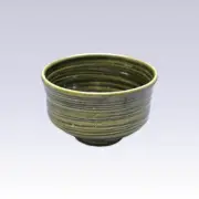 Tokoname-yaki - Matcha bowl - KONSEI - ORIBE with wooden box