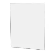 11"W x 14"H Wall Sign Holder with Double Sided Tape