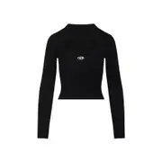 [Diesel] Diesel-Black M-Olina Wool Top-Donna XS STAND