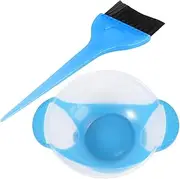 Hair Dyeing Bowl Set Suction Cup Mixing Bowl Brush Kit for Hair Coloring