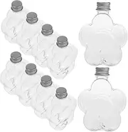 GARVALON 10pcs Sand Bottle Sand Art Color Sand Colorful Wishing Bottle Quicksand Painting Ornaments Shell Wish Bottle Colored Sand for Crafts Star Jar Plastic Jars with Cork