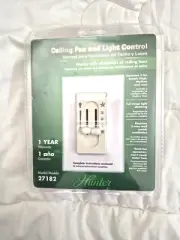 Hunter Ceiling Fan and Light Control 27182 3 speed light dimmer