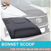 Bonnet Scoop Hood Cover For Toyota Hilux N80 2015-2020 SR SR5 Matte Black