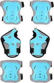 Kids Skating Protective Gear,Kids Elbow Pads and Knee Pads | Secure Breathable Adjustable Skateboard Guards for Youth Boys Girls Rollerblading Cycling Scooter