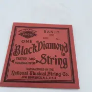 VTG Black Diamond Banjo 5th Steel 723 String USA