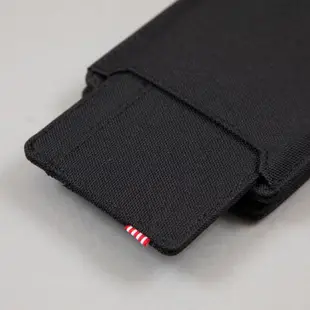 Herschel Andy Bi-Fold 黑色 全黑 RFID 防盜 帆布 皮夾 短夾 男生 二合一 卡套 錢包