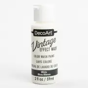 DecoArt Vintage Effect Wash Paint 59ml - White