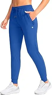 [G Gradual] Women's Joggers Pants with Zipper Pockets Tapered Running Sweatpants for Women Lounge, Jogging