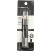 6 Pack CoverGirl Easy Breezy Brow Fill + Define Water Resistant Pencil, Black...