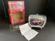 Corvette Stingray Chrome Alarm Clock Vintage Engine Rumble Sound Tested