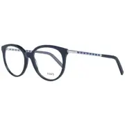 Tod's TO 5192 Women Dark Blue Optical Frame Plastic Metal Solid Oval Eyeglasses