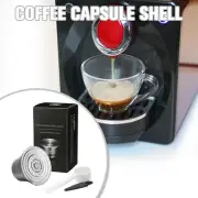 Steel Refillable Reusable Coffee Capsule Pods Filter NEW N1J9 For Nespresso E4X3