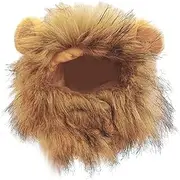 Cat Bunny Rabbit Hat with Ears Cute and Stylish Bunny Rabbit Hat for Cats Suitable for Any Occasion Safe and Non-Toxic, Lion Mane Wig L