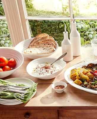 Portmeirion Sophie Conran Assorted Dinner Plates bowls White Sage Caledon ++