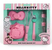 Handstand Kitchen Hello Kitty Cake Baking Set with Kitty Face and Bow Mini Cake