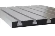 t slot fixture plate 12" x 12", aluminum, t-track, metalworking, cnc bed