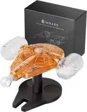 Birthday Gifts for Men Dad Galaxy Spaceship Whiskey Decanter Sets for Men
