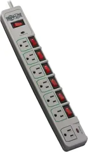 TLP76MSG 7 Outlet (6 Individually Controlled) Surge Protector Power