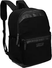 Wrangler Powell Backpack for Travel Classic Logo Water Resistant Casual Daypack for Travel with Padded Laptop Notebook Sleeve
