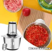 2/3L Electric Meat Grinder Mincer Mixer Blender Food Chopper Processor Machine