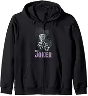 [DC Comics] Batman Joker Three Smiles Zip Hoodie