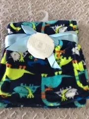 My Baby Super Soft Plush DINOSAURS Blanket 30"x30" New
