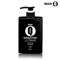 在飛比找Yahoo奇摩購物中心優惠-MAN-Q 2 in1非凡永恆洗髮沐浴露600ml