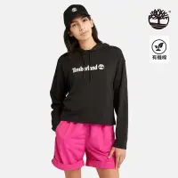 在飛比找Yahoo奇摩購物中心優惠-Timberland 女款黑色連帽上衣|A6AZ2001