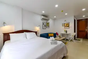 第1郡公寓套房 - 30平方公尺/1間專用衛浴Deluxe Studio with full facilities, near Ben Thanh