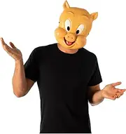 Rubies Costume Space Jam 2: A New Legacy Porky Pig Plastic Half-Mask, One Size