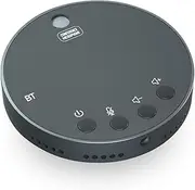 Staright Desktop USB Conference Speakerphone BT Microphone 360° Omnidirectional Condenser Plug & Play PC Computer Mic with Speaker Mute/Volume Function Compatible with Windows Mac for PC Laptop Video